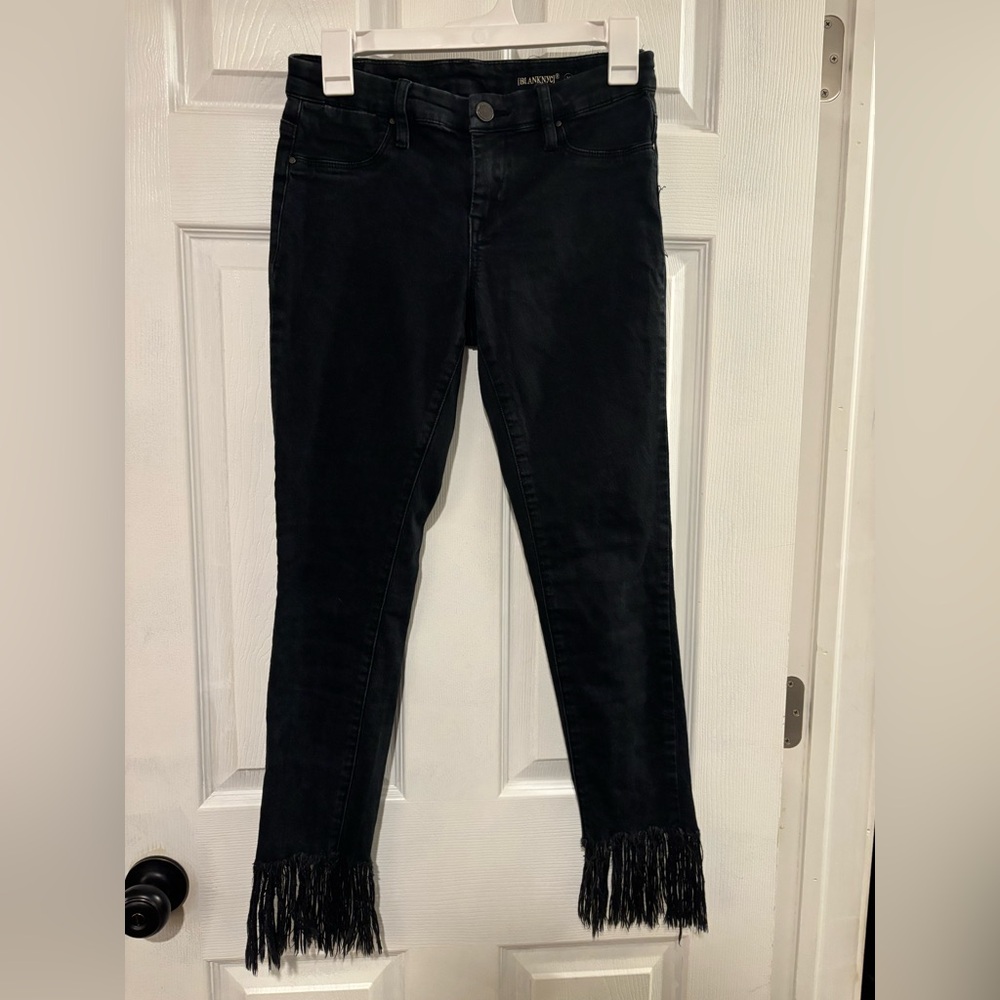 BlankNYC 

Black Fringed Women's Jeans